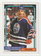 Bernie Nicholls - Edmonton Oilers (NHL Hockey Card) 1992-93 Topps # 438 Mint