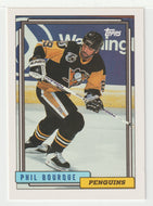 Phil Bourque - Pittsburgh Penguins (NHL Hockey Card) 1992-93 Topps # 442 Mint