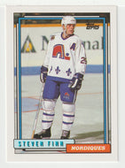 Steven Finn - Quebec Nordiques (NHL Hockey Card) 1992-93 Topps # 449 Mint