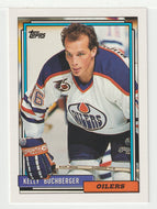 Kelly Buchberger - Edmonton Oilers (NHL Hockey Card) 1992-93 Topps # 455 Mint