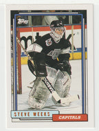 Steve Weeks - Washington Capitals (NHL Hockey Card) 1992-93 Topps # 461 Mint