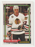 Stephane Matteau - Chicago Blackhawks (NHL Hockey Card) 1992-93 Topps # 463 Mint