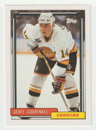Geoff Courtnall - Vancouver Canucks (NHL Hockey Card) 1992-93 Topps # 472 Mint