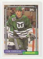 Yvon Corriveau - Hartford Whalers (NHL Hockey Card) 1992-93 Topps # 474 Mint