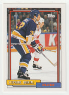 Stephane Quintal - St. Louis Blues (NHL Hockey Card) 1992-93 Topps # 484 Mint
