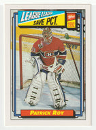 Patrick Roy  - Montreal Canadiens - League Leaders (NHL Hockey Card) 1992-93 Topps # 491 Mint