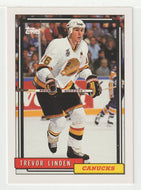 Trevor Linden - Vancouver Canucks (NHL Hockey Card) 1992-93 Topps # 499 Mint