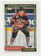 Tony Hrkac - Chicago Blackhawks (NHL Hockey Card) 1992-93 Topps # 524 Mint