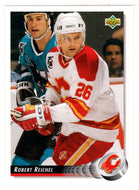 Robert Reichel - Calgary Flames (NHL Hockey Card) 1992-93 Upper Deck # 42 Mint