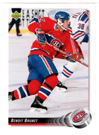 Benoit Brunet - Montreal Canadiens (NHL Hockey Card) 1992-93 Upper Deck # 80 Mint
