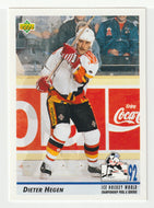 Dieter Hegen RC - Germany - 1992 World Championships (NHL Hockey Card) 1992-93 Upper Deck # 370 Mint