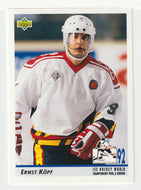 Ernst Kopf RC - Germany - 1992 World Championships (NHL Hockey Card) 1992-93 Upper Deck # 372 Mint