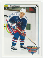 Ted Donato - Team USA - 1992 Winter Olympics (NHL Hockey Card) 1992-93 Upper Deck # 393 Mint