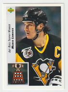 Mario Lemieux - Pittsburgh Penguins - Art Ross Trophy (NHL Hockey Card) 1992-93 Upper Deck # 433 Mint