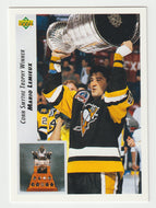 Mario Lemieux - Pittsburgh Penguins - Conn Smythe Trophy (NHL Hockey Card) 1992-93 Upper Deck # 436 Mint