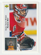 Patrick Roy - Montreal Canadiens - Vezina Trophy (NHL Hockey Card) 1992-93 Upper Deck # 438 Mint