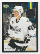 Kyosti Karjalainen - Los Angeles Kings - Euro-Stars (NHL Hockey Card) 1992-93 Upper Deck # E6 Mint