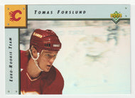 Tomas Forslund - Calgary Flames - Euro-Rookie Team (NHL Hockey Card) 1992-93 Upper Deck # ERT6 Mint