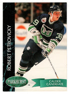 Robert Petrovicky RC - Hartford Whalers (NHL Hockey Card) 1992-93 Parkhurst # 61 Mint