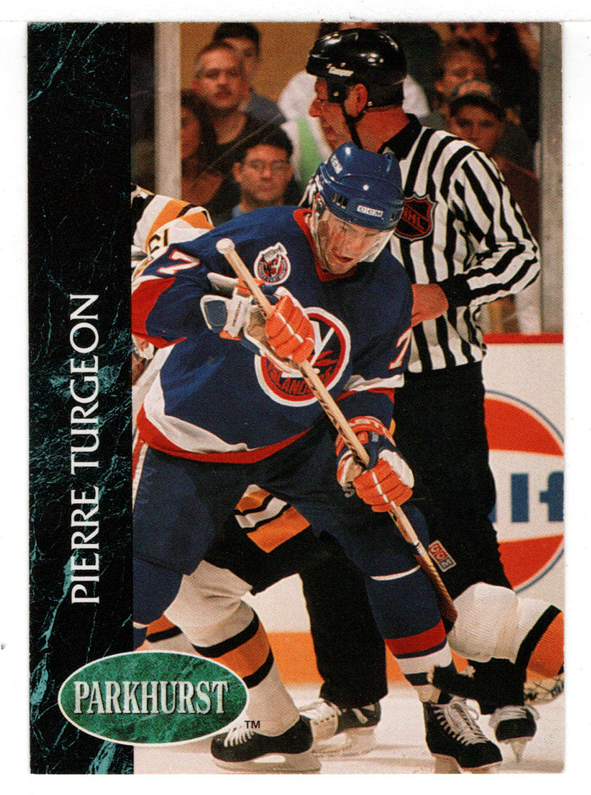 Pierre Turgeon - New York Islanders (NHL Hockey Card) 1992-93 Parkhurst # 103 Mint