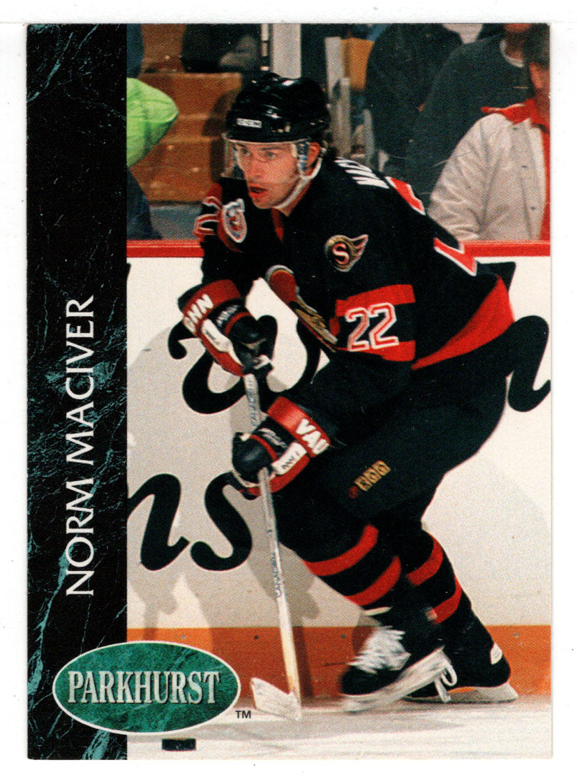 Norm Maciver - Ottawa Senators (NHL Hockey Card) 1992-93 Parkhurst # 117 Mint