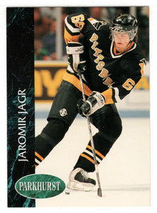 Jaromir Jagr - Pittsburgh Penguins (NHL Hockey Card) 1992-93 Parkhurst # 135 Mint