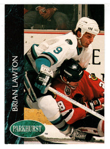 Brian Lawton - San Jose Sharks (NHL Hockey Card) 1992-93 Parkhurst # 163 Mint