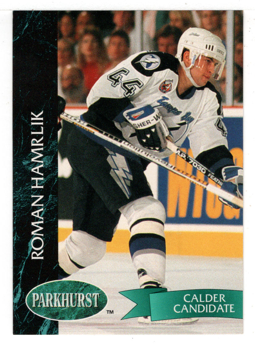 Roman Hamrlik RC - Tampa Bay Lightning (NHL Hockey Card) 1992-93 Parkhurst # 173 Mint