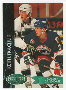 Keith Tkachuk - Winnipeg Jets (NHL Hockey Card) 1992-93 Parkhurst # 206 Mint