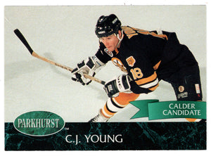 C.J.Young RC -  Boston Bruins (NHL Hockey Card) 1992-93 Parkhurst # 246 Mint