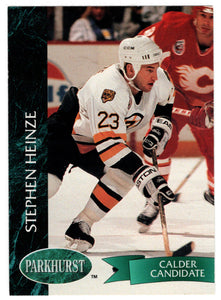 Stephen Heinze -  Boston Bruins (NHL Hockey Card) 1992-93 Parkhurst # 247 Mint