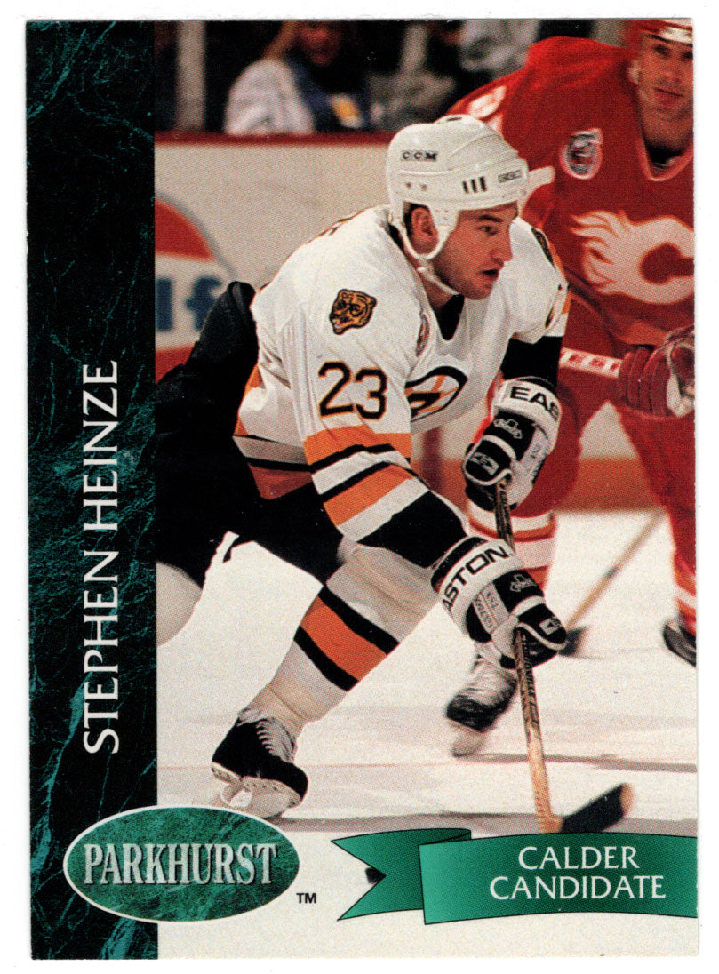 Stephen Heinze -  Boston Bruins (NHL Hockey Card) 1992-93 Parkhurst # 247 Mint