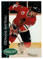 Stephane Matteau - Chicago Blackhawks (NHL Hockey Card) 1992-93 Parkhurst # 268 Mint
