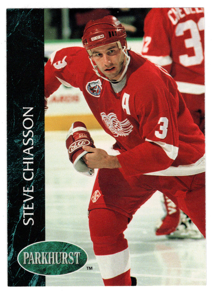 Steve Chiasson - Detroit Red Wings (NHL Hockey Card) 1992-93 Parkhurst # 282 Mint