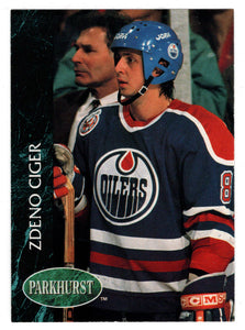 Zdeno Ciger - Edmonton Oilers (NHL Hockey Card) 1992-93 Parkhurst # 286 Mint