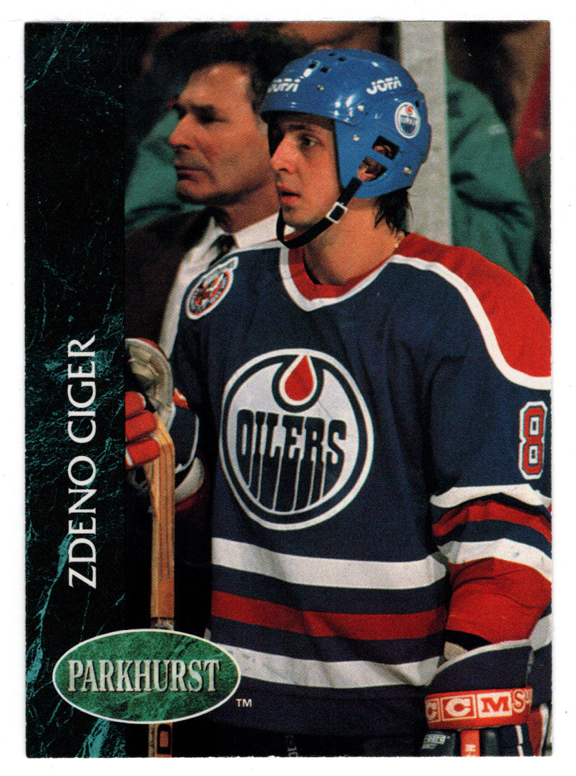 Zdeno Ciger - Edmonton Oilers (NHL Hockey Card) 1992-93 Parkhurst # 286 Mint