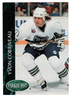 Yvon Corriveau - Hartford Whalers (NHL Hockey Card) 1992-93 Parkhurst # 295 Mint