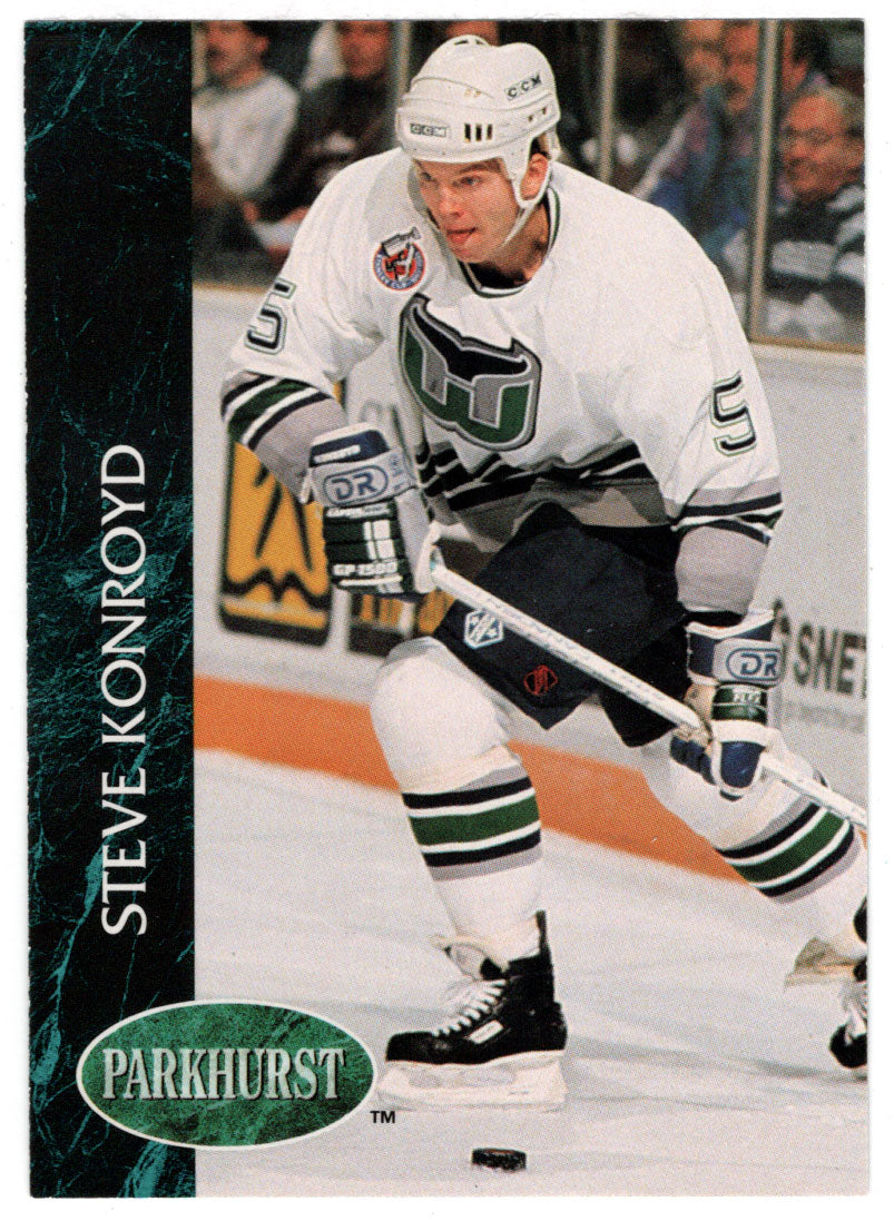 Steve Konroyd - Hartford Whalers (NHL Hockey Card) 1992-93 Parkhurst # 299 Mint