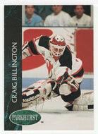 Craig Billington - New Jersey Devils (NHL Hockey Card) 1992-93 Parkhurst # 330 Mint