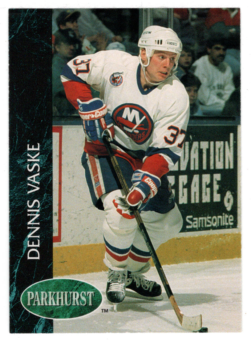 Dennis Vaske - New York Islanders (NHL Hockey Card) 1992-93 Parkhurst # 335 Mint