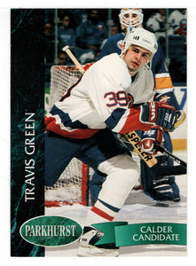 Travis Green RC - New York Islanders (NHL Hockey Card) 1992-93 Parkhurst # 343 Mint