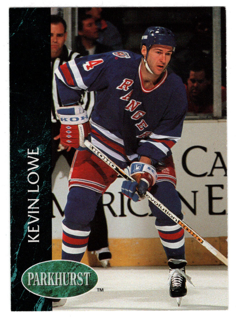 Kevin Lowe - New York Rangers (NHL Hockey Card) 1992-93 Parkhurst # 348 Mint