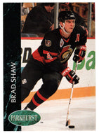 Brad Shaw - Ottawa Senators (NHL Hockey Card) 1992-93 Parkhurst # 352 Mint