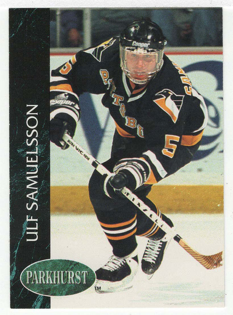 Ulf Samuelsson - Pittsburgh Penguins (NHL Hockey Card) 1992-93 Parkhurst # 369 Mint