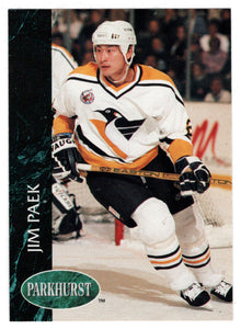 Jim Paek - Pittsburgh Penguins (NHL Hockey Card) 1992-93 Parkhurst # 375 Mint