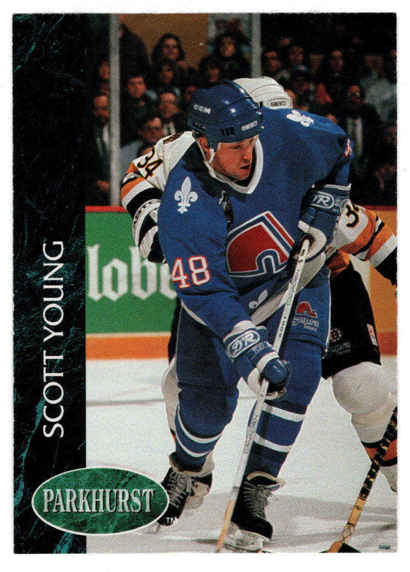 Scott Young - Quebec Nordiques (NHL Hockey Card) 1992-93 Parkhurst # 383 Mint