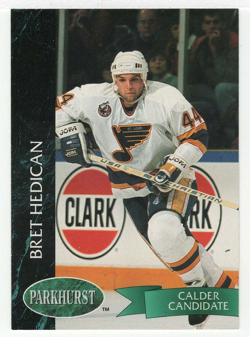 Bret Hedican RC - St. Louis Blues (NHL Hockey Card) 1992-93 Parkhurst # 385 Mint