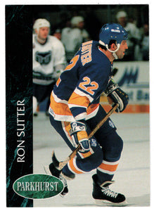 Ron Sutter - St. Louis Blues (NHL Hockey Card) 1992-93 Parkhurst # 389 Mint