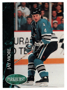 Jay More - San Jose Sharks (NHL Hockey Card) 1992-93 Parkhurst # 394 Mint