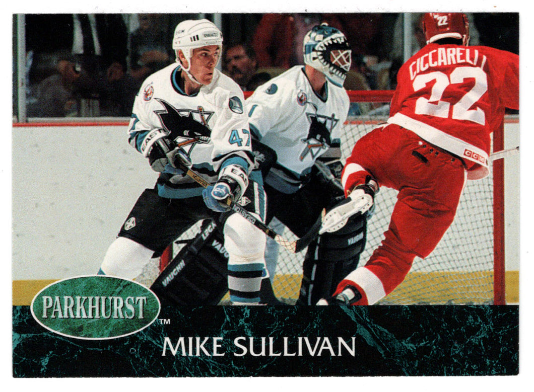 Mike Sullivan - San Jose Sharks (NHL Hockey Card) 1992-93 Parkhurst # 395 Mint